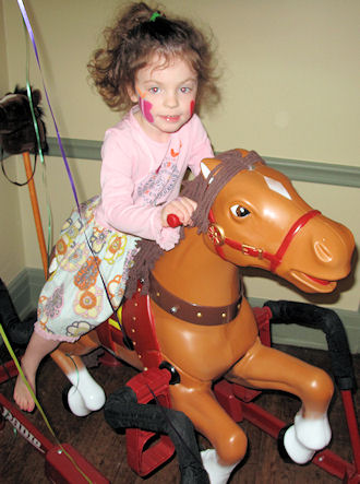 horsie.jpg.... Ella-Rose Turns 4